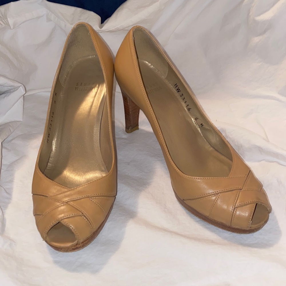 Stuart weitzman nude pump sz 6